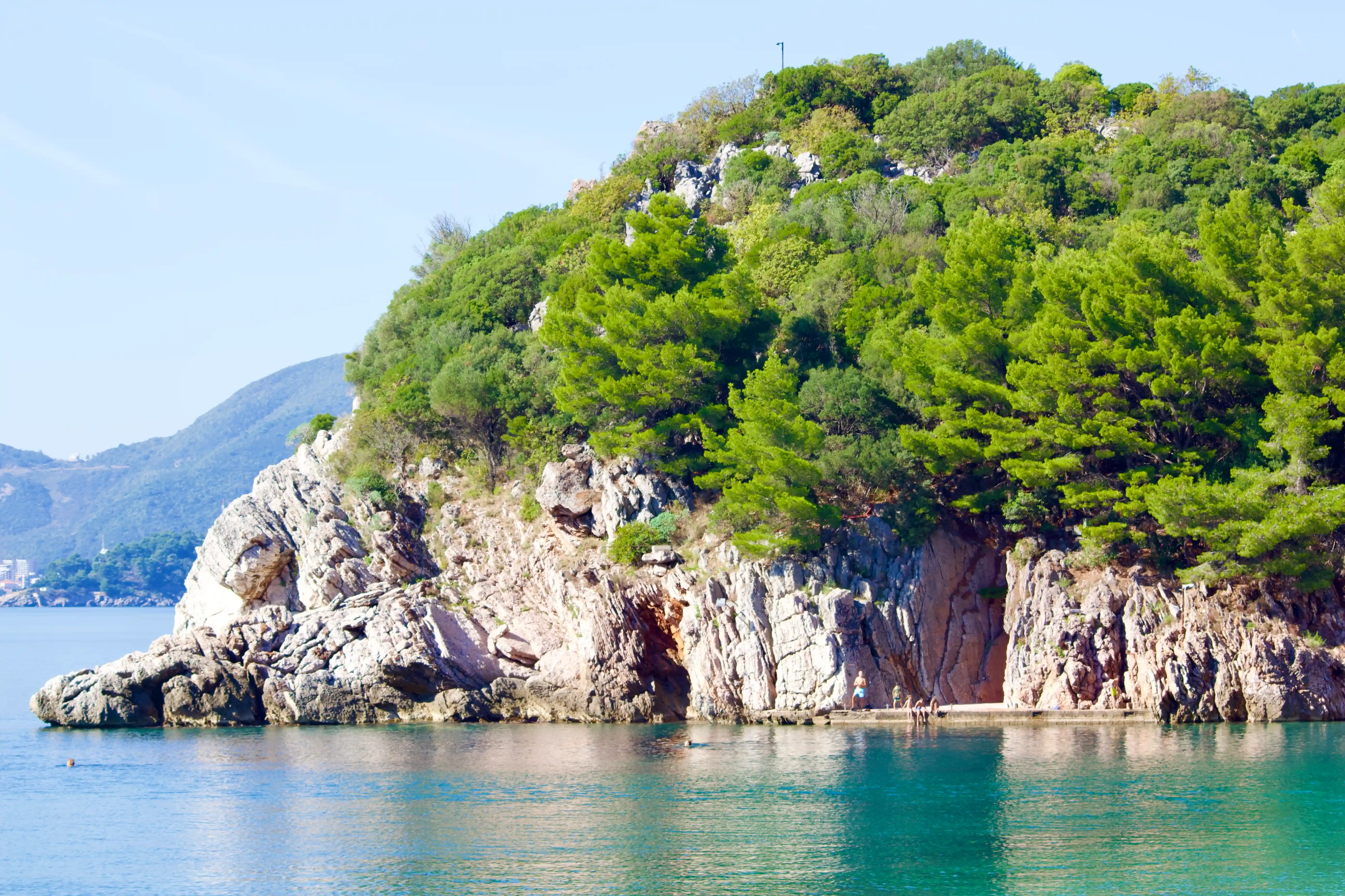 Imagine King’s Beach in Budva