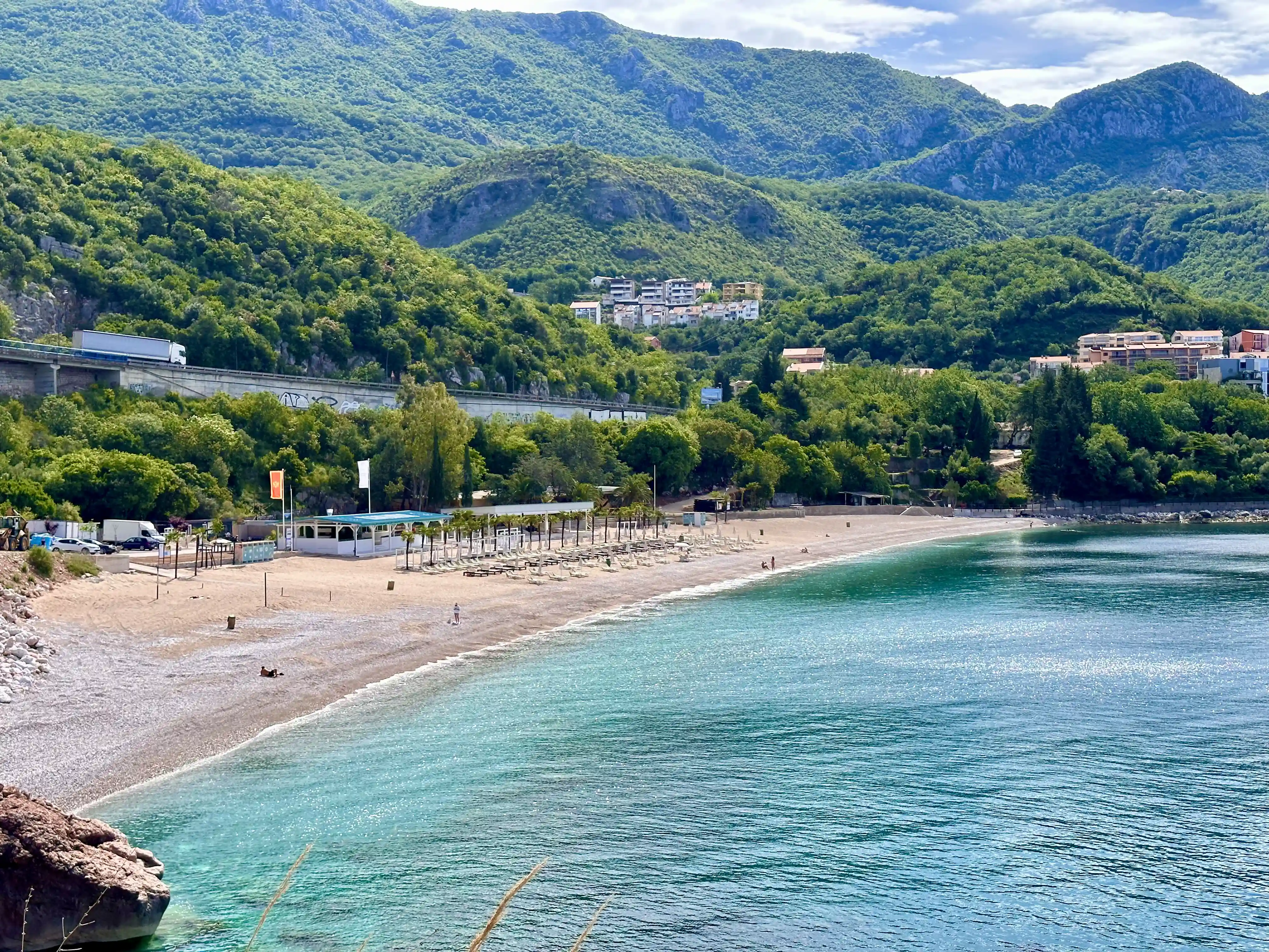 Imagine Kamenovo Beach in Beaches of Montenegro