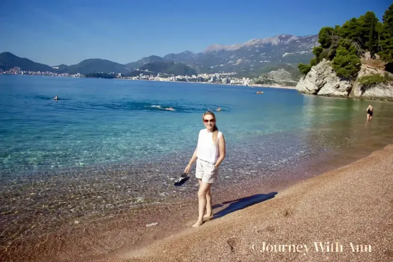 Beaches Near Sveti Stefan in Budva