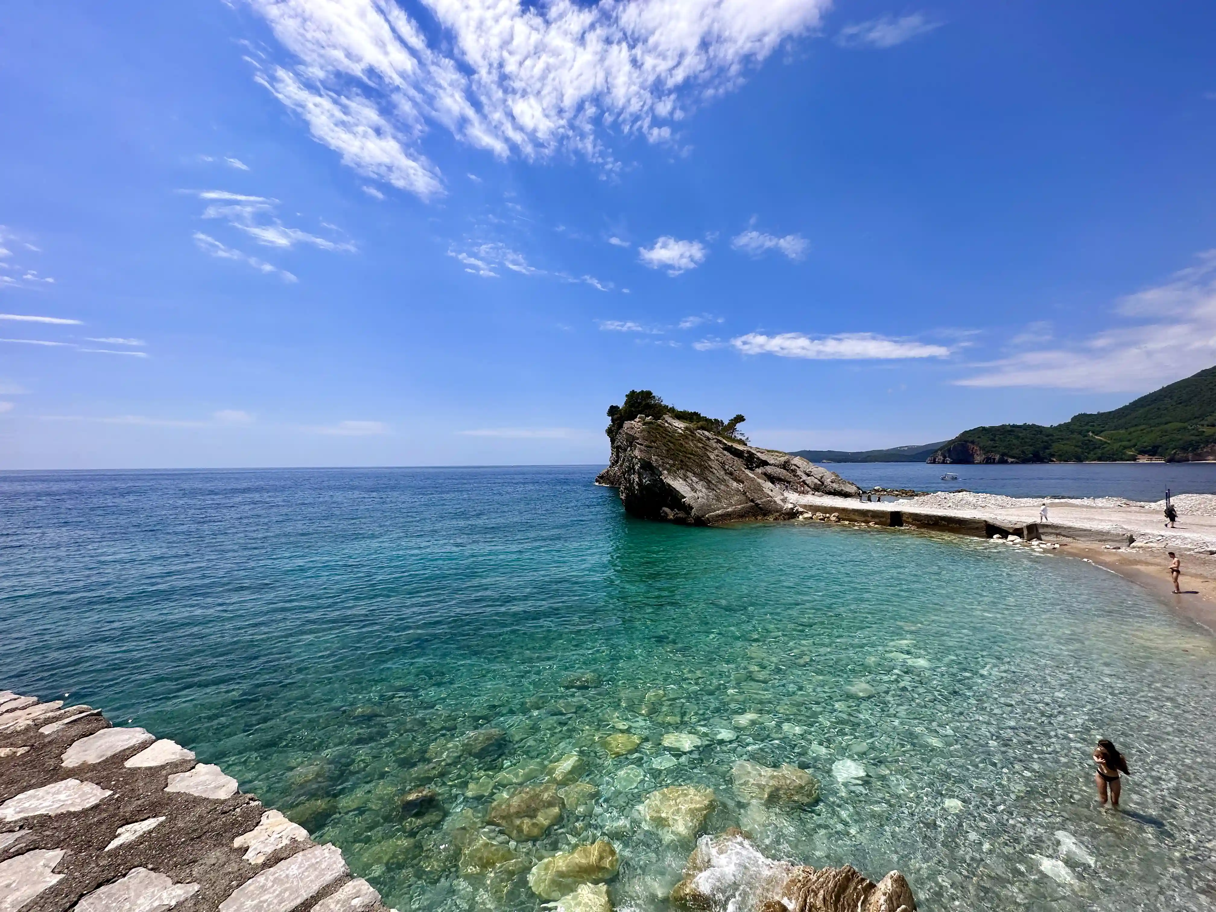 Imagine Sveti Nikola Island in Budva