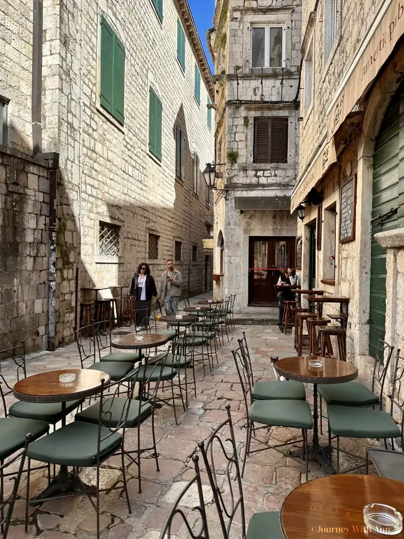 Kotor Old Town Restaurants. in Kotor