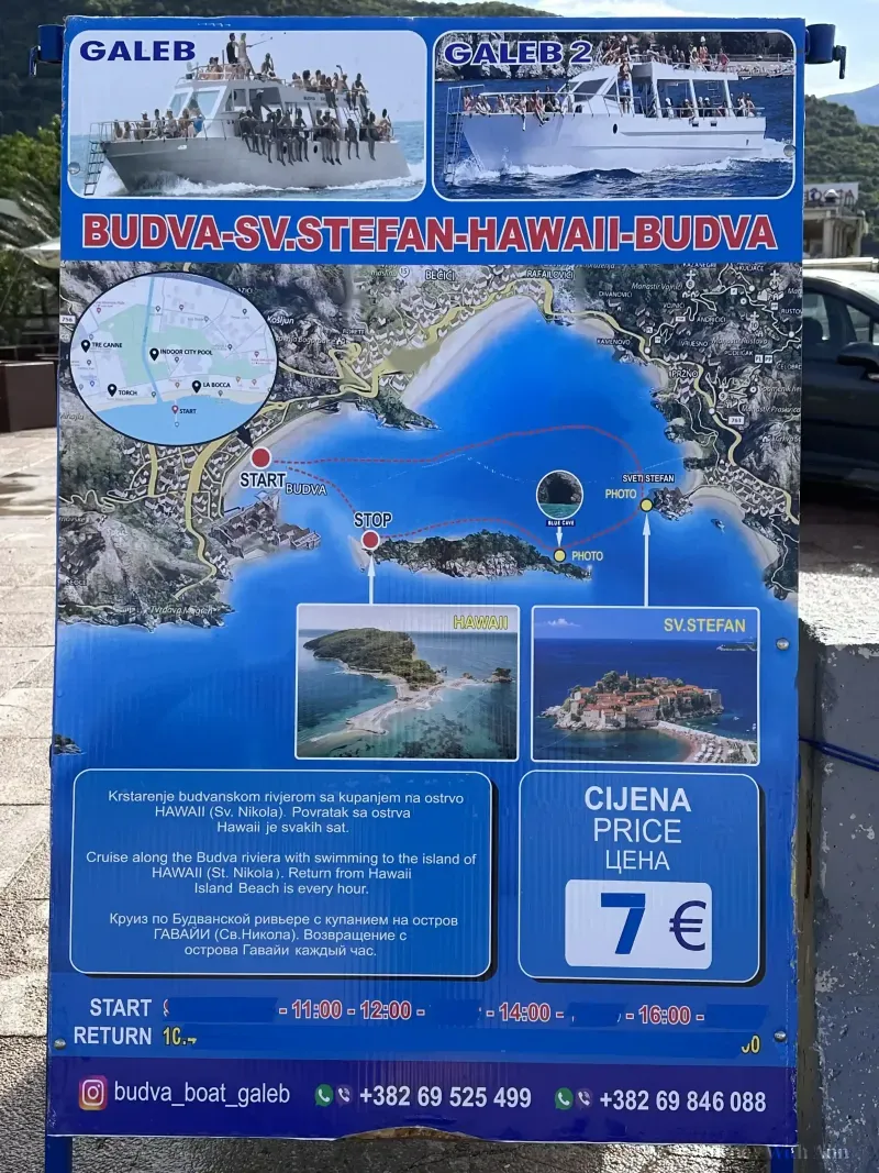 Sveti Nikola Island in Budva